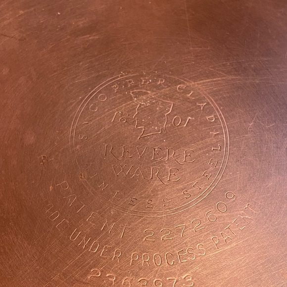 1 Revere Ware 6 Quart Stock Pot Copper Clad Bottom